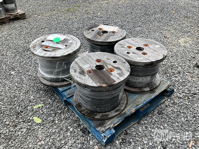 (4) Spools of CME 2/0 STR-BLACK Cable