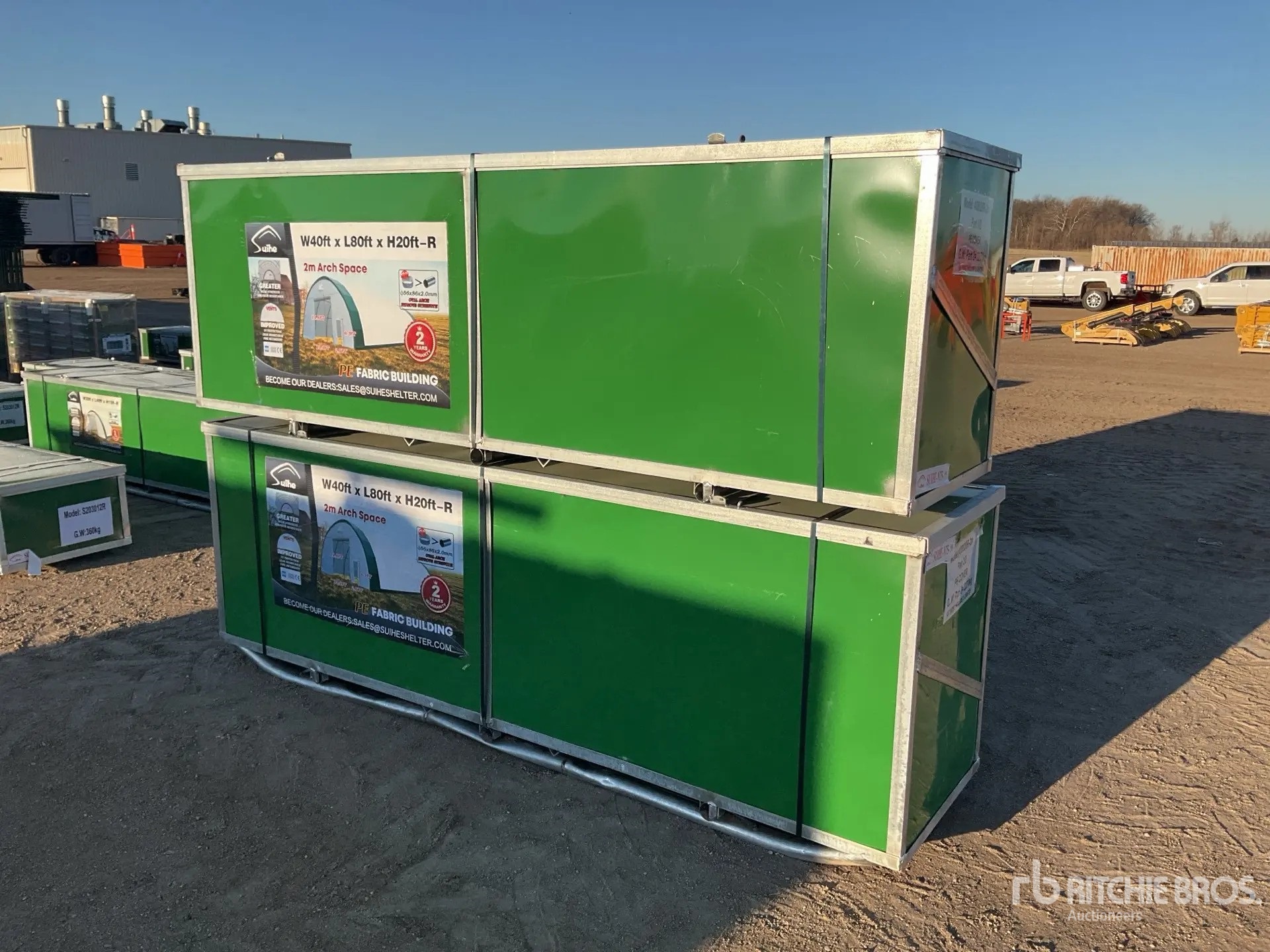 2025 Suihe S408020R-300gPE 40 ft x 80 ft x 20 ft Storage Building (Unused)