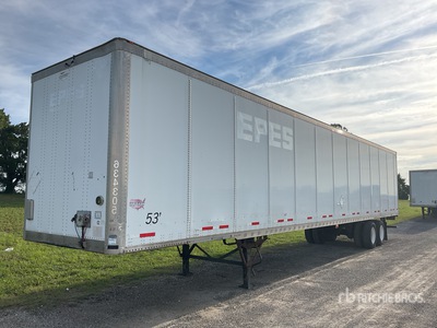 2014 Wabash 53 ft x 102 in T/A Van Trailer