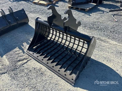 Bully Dog Equipment 53 in Skeleton Baggerlöffel - Fits Fits John Deere/Hitachi/Sany 120-135 (Unused)
