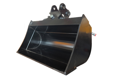 2025 Warrior WBHT0.8-630 24 in Hydraulic Tilting Cleanup Mini Excavator Bucket - Fits Excavator 0.8 Ton (Unused)
