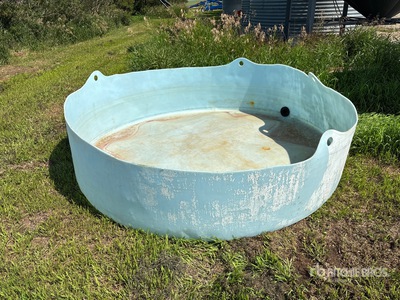 8 ft Diameter Poly Watering Bowl Livestock Feeder