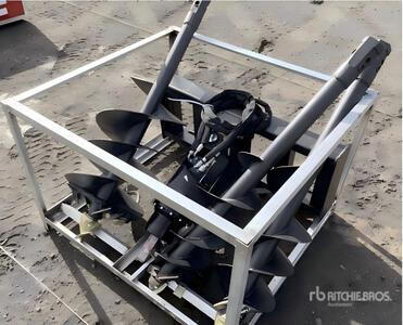 2025 SUNVOX VOX-ASA (3) Auger Bits w/ Skid Steer Auger (Unused)
