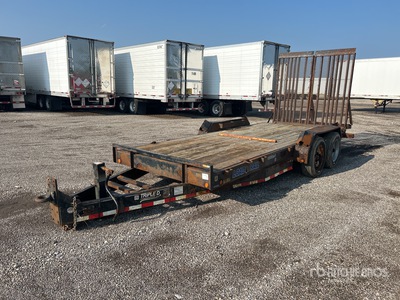 2016 Load Trail DB37 18 ft T/A Equipment Trailer