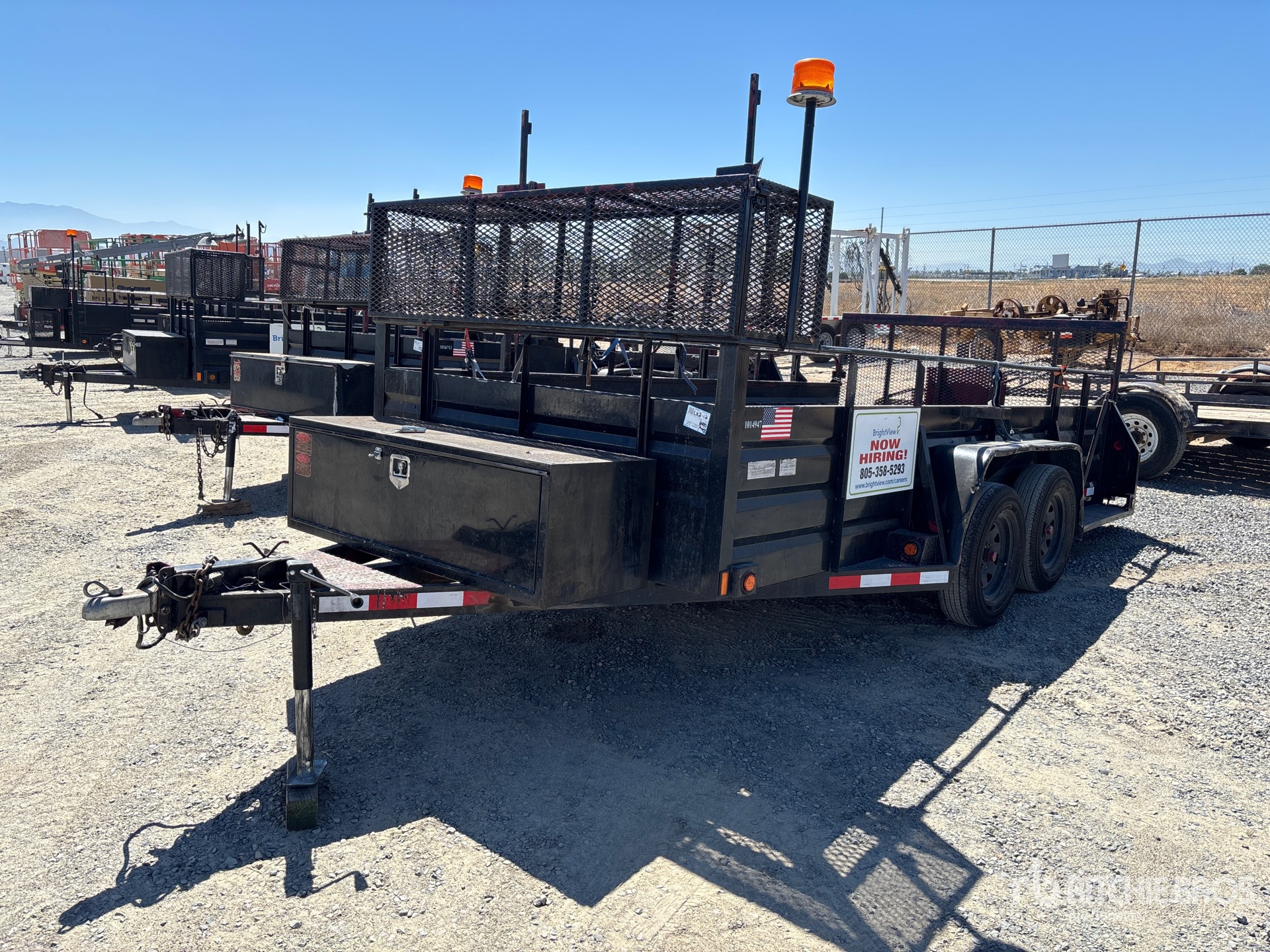 2011 Marksman LSET80X14-70 14 ft T/A Landscape Trailer