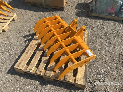 44 in Excavator Rake