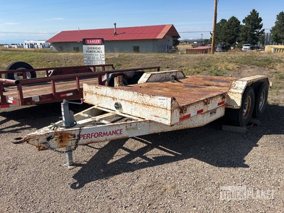 2007 Parker HC7714 14 ft T/A Utility Trailer
