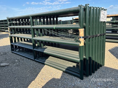 Quantity of (16) 2024 BYT 10 ft x 4 ft Magnum Ranch Cancello per recinto bestiame (Unused)