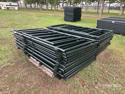 Quantity of (24) 2025 BYT SFGTE04 4 ft x 6 ft 10 in Steel Frame Livestock Gate (Unused)