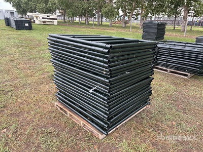 Quantity of (24) 2025 BYT RG04 4 ft x 4 ft Steel Ranch Portail pour bétail (Unused)