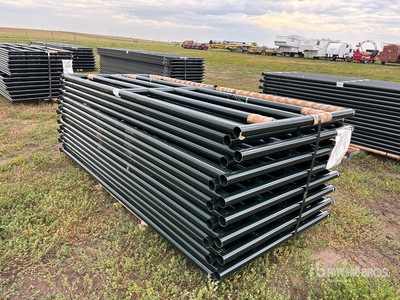 Quantity of (16) 2024 BYT MRG100 10 ft x 4 ft Steel Heavy Duty Magnum Ranch Livestock Gate (Unused)