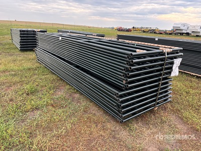Quantity of (24) 2025 BYT RG16 16 ft x 4 ft Steel Ranch Livestock Gate (Unused)