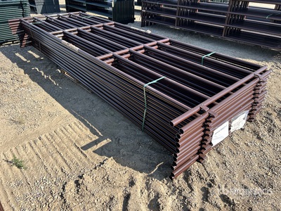Quantity of (12) 2025 BYT HDALYPNL16 16 ft x 5 ft 10 in Alley Livestock Panel (Unused)