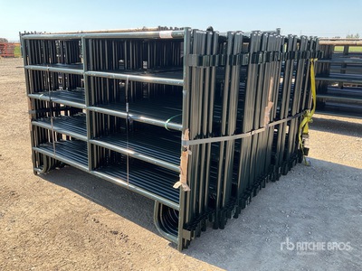 Quantity of (56) 2025 BYT RP76 7 ft 6 in x 5 ft Ranch Panel para ganado (Unused)