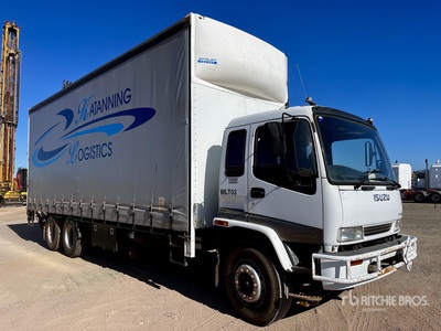 1999 Isuzu FVM1400 6x2 Curtain Side Truck