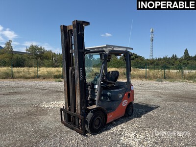 2017 Toyota 06-8FDF18F 1750 kg Chariot Elevateur Chariot Élévateur (Inoperable)