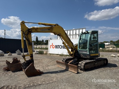 2015 Yanmar VIO80-1A Pelle Sur Chenilles Tracked Excavator