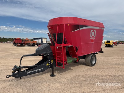 2017 Kongskilde VM 18 Melangeuse Distributrice 1 Essieu S/A Feed Wagon