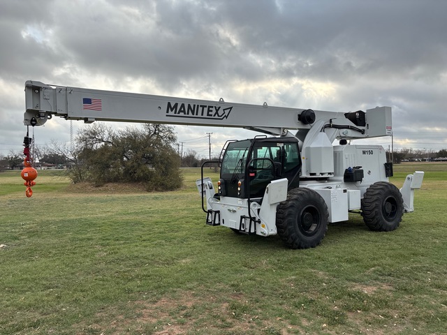 Manitex M150 15 ton 4x4x4 Rough Terrain Crane