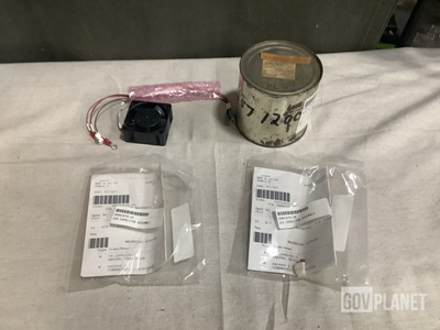 (4) Fan Assemblies, (1) Resistor, (5) Capacitors & Assorted Items