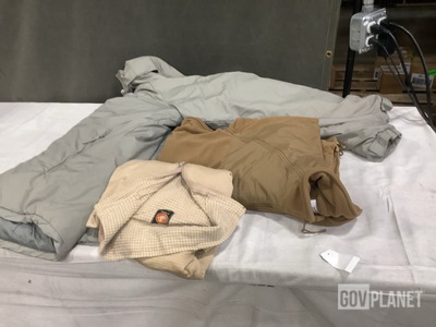 (14) Cold Weather Shirts, (11) Working Parka Liners & Assorted Items