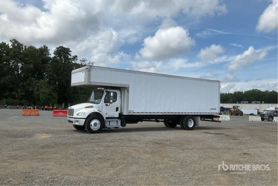 2017 Freightliner M2 106 4x2 Moving Gesloten vrachtwagen