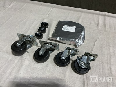 (12) Power Transformers, (18) Caster Swivels, (11) Rollers & Assorted Items