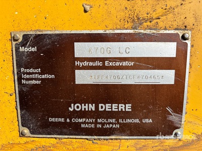 2013 John Deere 470G LC Koparka gąsienicowa