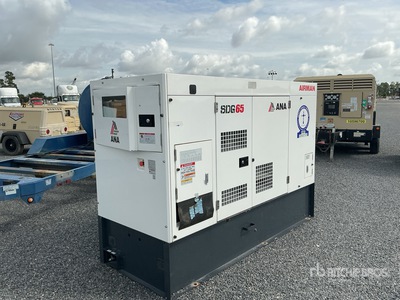 2013 Isuzu SDG65S-8E1 63 kVA Generator Set