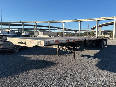 2018 Transcraft 40000 lb 48 ft T/A Spread Axle Flatbed Trailer