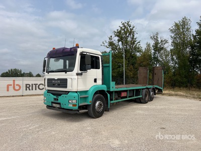 2006 MAN TGA 26.390 6x2-2BL Camion Plateau Platte vrachtwagen
