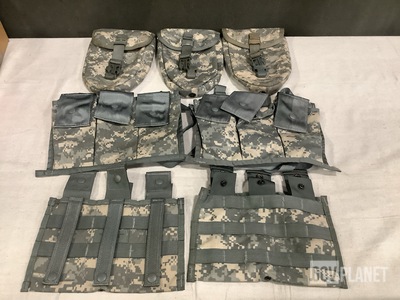 (111) M4 Three Mag Pouches, (76) Bandoleer Ammunition Pouches & Assorted Items