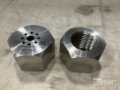 (3) San Diego Precision Machining 3890AS004787-02 Lock Nuts