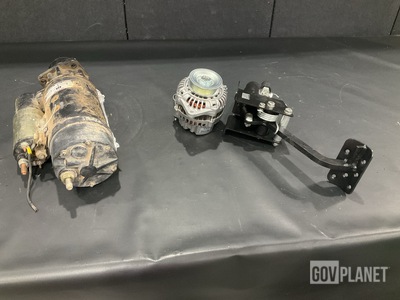 (1) Alternator, (1) Brake Pedal Assembly, (1) Starter & Assorted Items