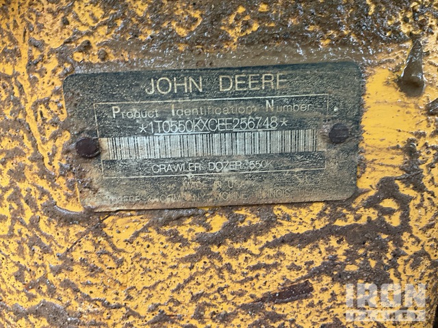 TOPADOR FRONTAL 2014 JOHN DEERE 550K