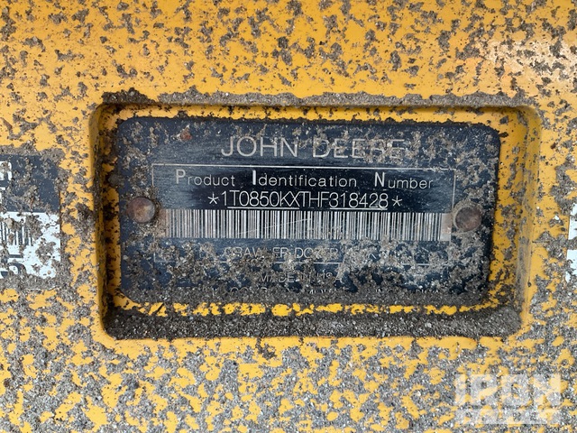 TOPADOR FRONTAL 2017 JOHN DEERE 850KWLT