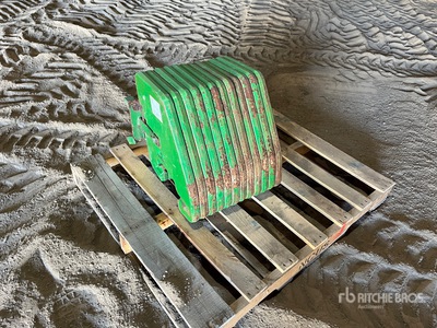 Quantity of (12) John Deere Tractor Weights