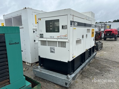 2019 Multiquip DCA125SSIU4F 100 kW Skid-Mounted Generador