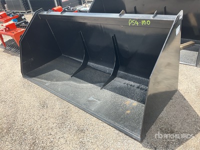 2025 Kit Containers QT-BFB-102 101 in General Purpose Skid Steer Bucket (Unused)