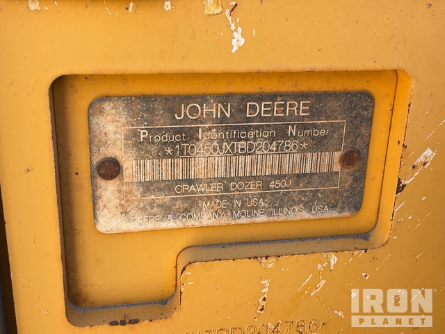 TOPADOR FRONTAL 2014 JOHN DEERE 450J