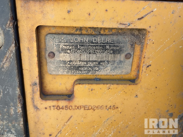 TOPADOR FRONTAL 2014 JOHN DEERE 450J