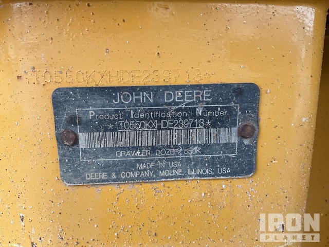 TOPADOR FRONTAL 2012 JOHN DEERE 550K