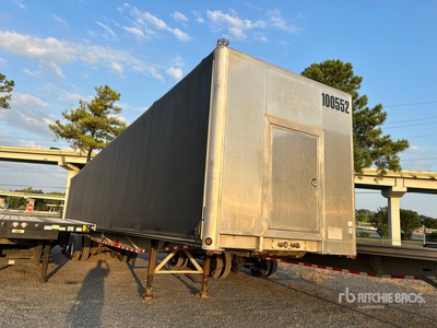 2015 Demonte QHK50896T6AT 50 ft Tri/A Curtain Side Trailer
