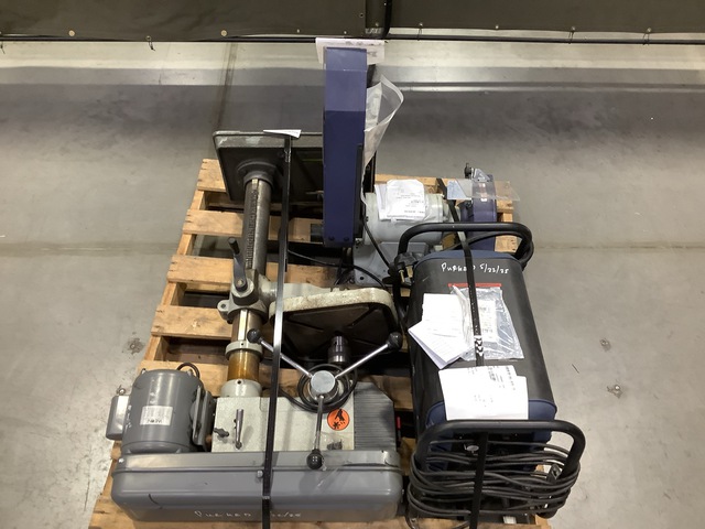 (1) Plasma Cutter, (1) Grinder/Sander & (1) Drill Press