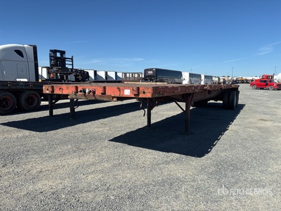 1973 Utility 40 ft T/A Remolque caja abierta