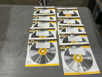 (362) Master Mechanic 7.25" Steel Circular Saw Blades