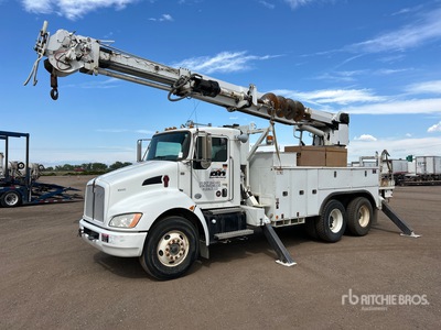 Altec DC47TR on 2011 Kenworth T300 6x4 Digger Derrick Truck