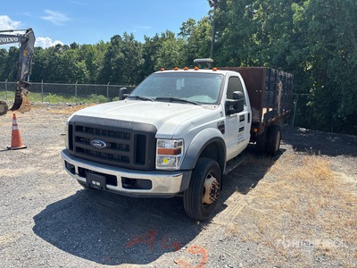 2008 Ford F-450 4x2 Flatbed Truck (Inoperable)