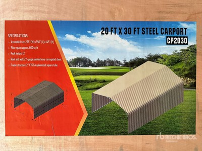 2025 Agriquip CP2030 20 ft x 30 ft Shed (Unused)