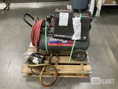 (1) DeVilbiss Air Compressor & (1) Jabsco 6050-0003 Utility Pump